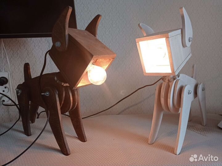 Лампа собачка транформер