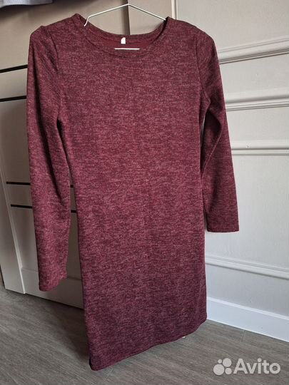 Платье женское кофта с кружевом 42-44