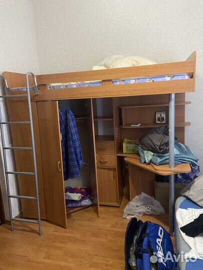 Детская стенка чердак