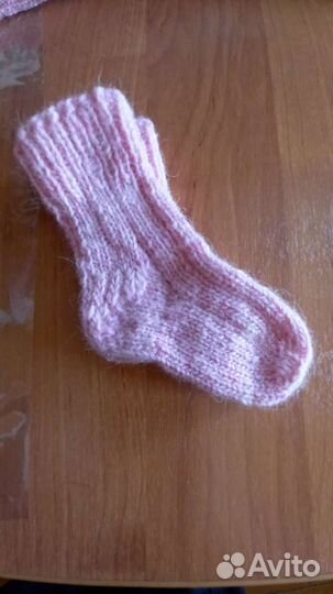 Теплые детские носки, шерсть, ангора