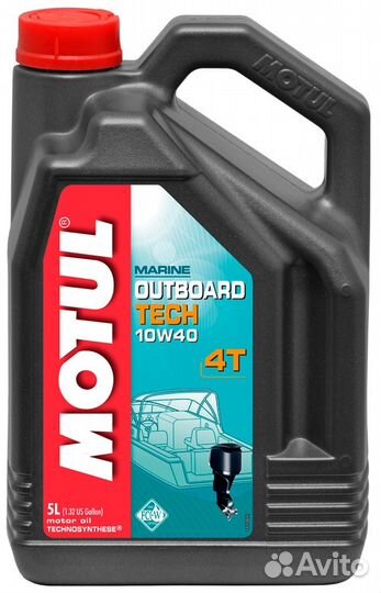 Motul Outboard Tech 4T 10W40 5 л