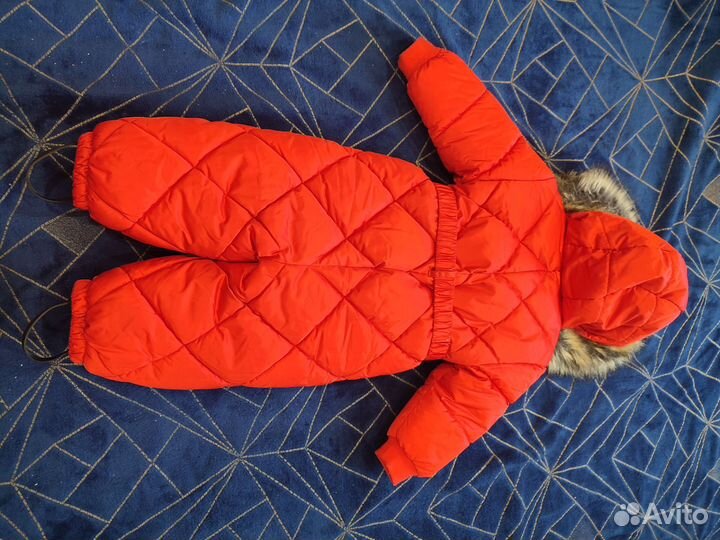 Зимний комбинезон для девочки 86