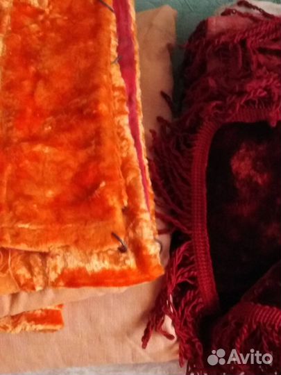 Плюш. Покрывало плюш. СССР