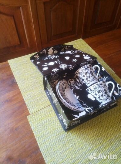 Набор из 2х чайных пар, фарфор (Германия)