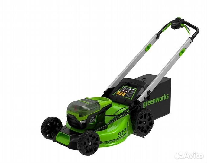 Газонокосилка аккумуляторная Greenworks GD60LM51SP