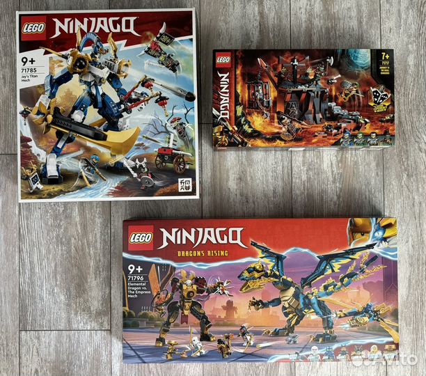 Конструктор lego Ninjago 71785,71717,71796