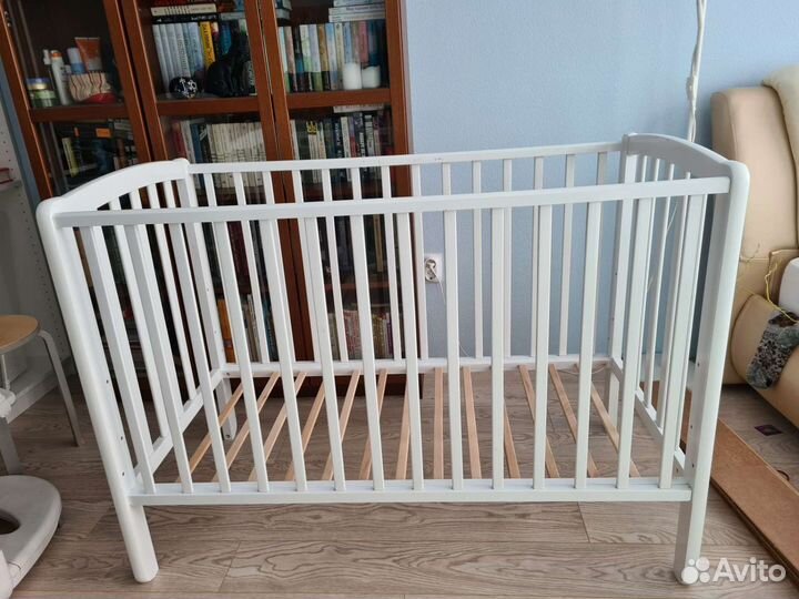 Кроватка Angela Bella Бьянка с маятником + матрас