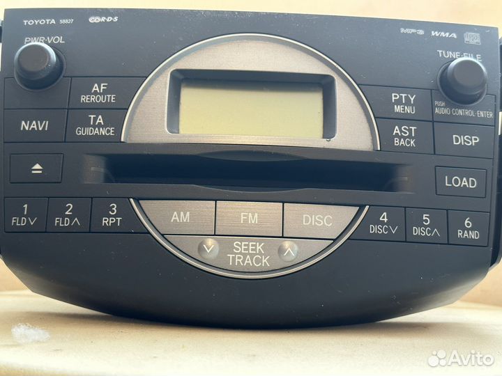 Штатная магнитола toyota rav4