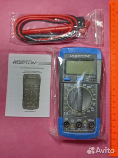 Мультитестер Робитон Master DMM-500
