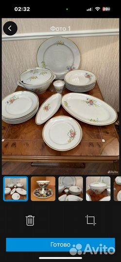 Столовый сервиз Дулево