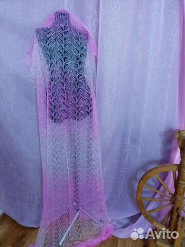 Палантин пуховый, шарф