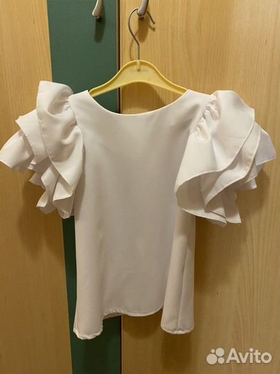 Блузка белая для девочек