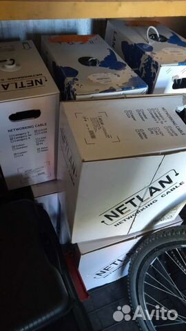 Кабель витая пара UTP, 4 пары, медь