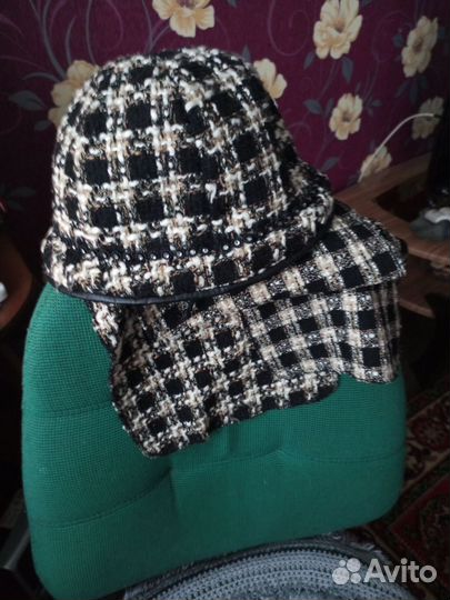 Шляпа женская с шарфом