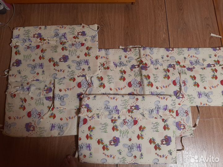 Бортики в детскую кроватку бу