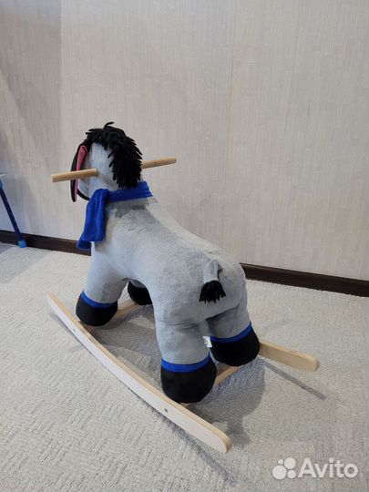 Детская качалка ослик