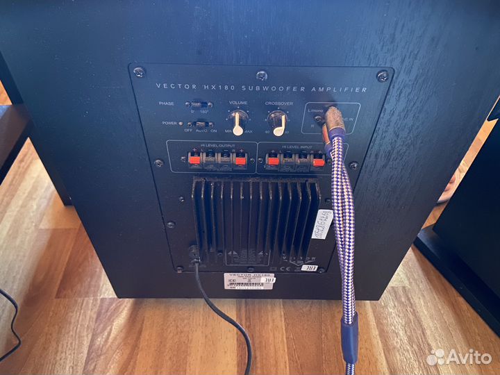 Активный сабвуфер vector hx 180