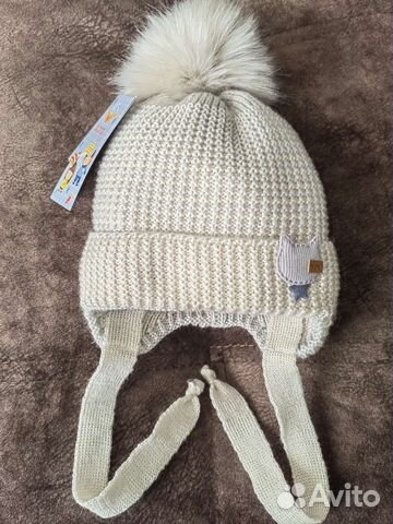 Шапка детская от 0 до 2 месяцев новая