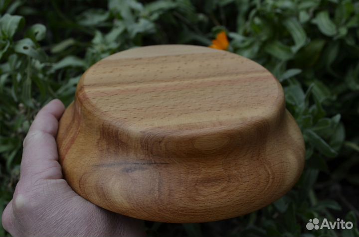 Тарелка деревянная
