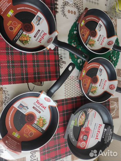 Сковорода tefal 22, 24, 26, 28 см