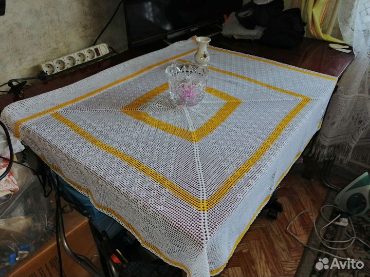 Скатерть вязаная