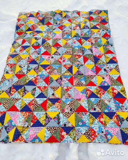 Двустороннее лоскутное одеяло (Есенинское)