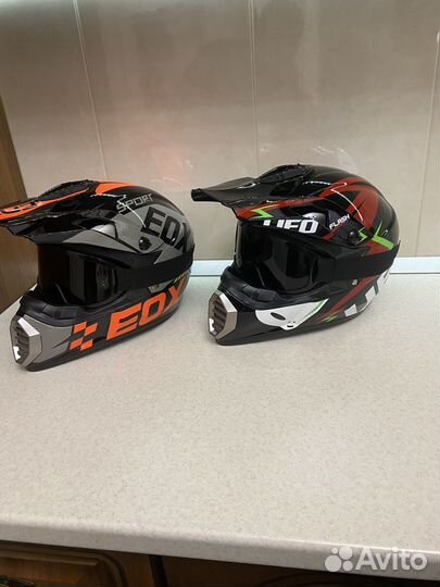 Мотошлем кроссовый детский