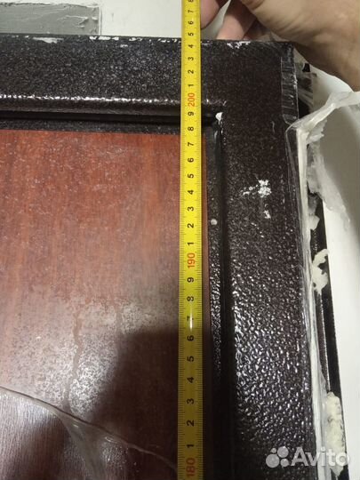 Дверь входная металлическая бу от застройщика