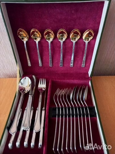 Набор столовых приборов мельхиор СССР