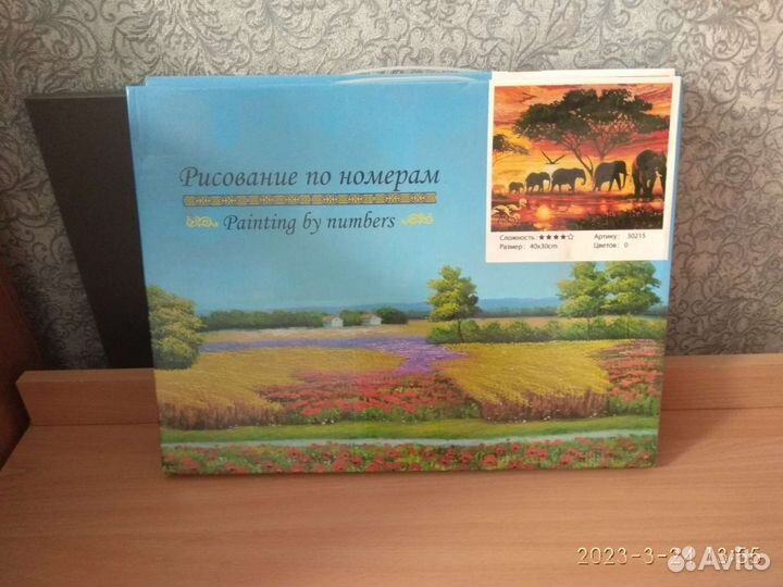 Картина по номерам новая