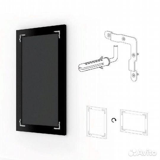 Зеркало Evoform Exclusive 177х117 Бронзовый аквед