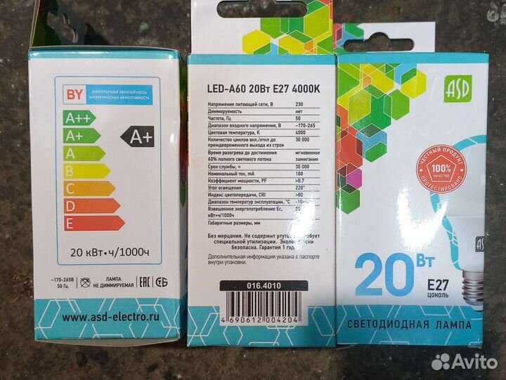 Светодиодные лампы е27
