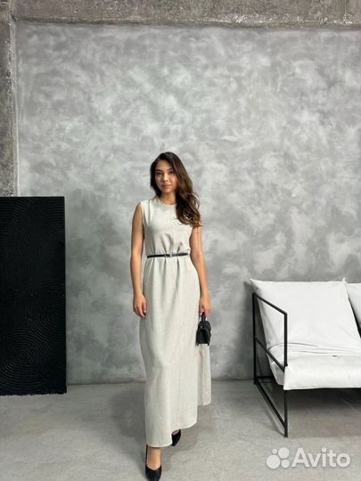 Платье льняное