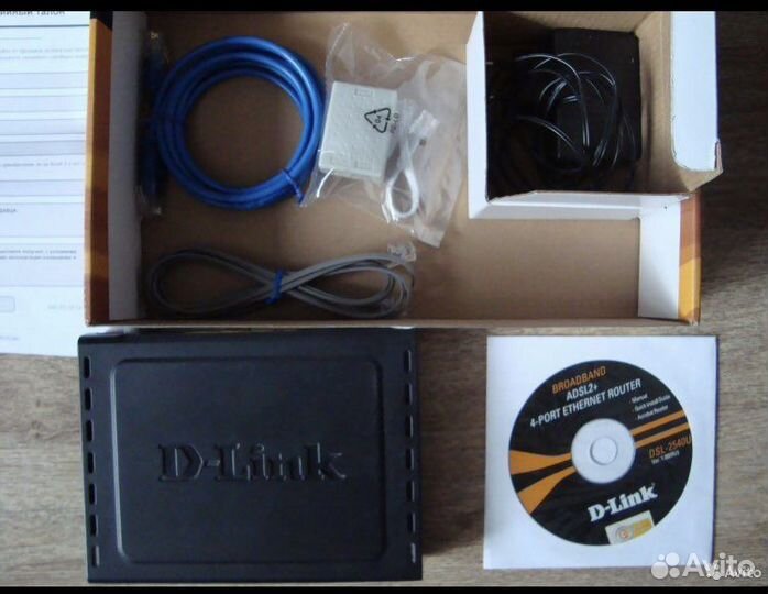 Роутер D-Link DSL-2540U новый модем