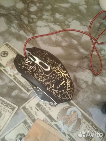 Мышь проводная игровая playmax