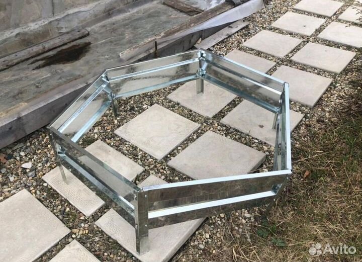 Грядка оцинкованная 1м х 2м х 32см