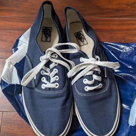 Кеды синие Vans authentic blue 44 eur 28 см