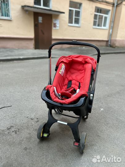 Автолюлька на колесах для новорожденного