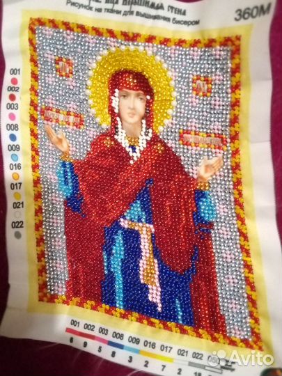 Вышивка бисером иконы