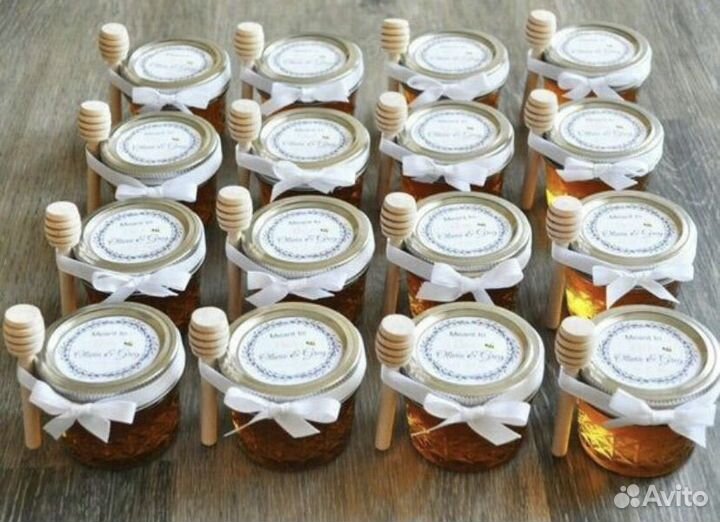 Подарки гостям на свадьбу медовые