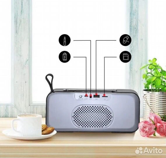 Bluetooth колонка с FM—радио