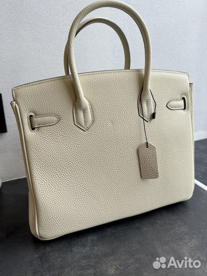 Сумка натуральная кожа Hermes birkin