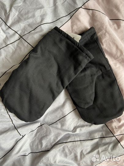 Варежки мужские с мехом