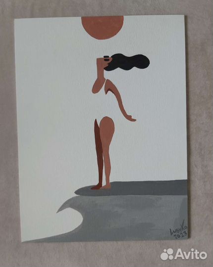 Картины акрилом на холстеРазные