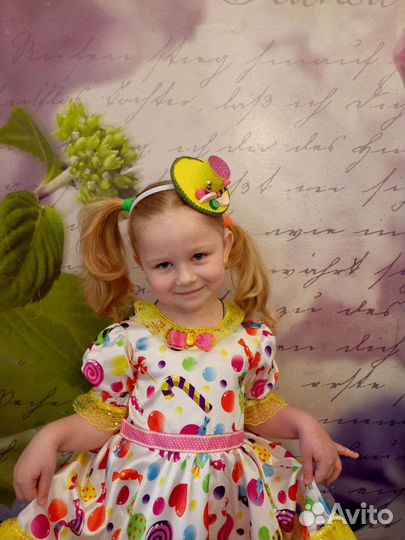 Костюм конфетки, зефирки, хлопушки, куклы