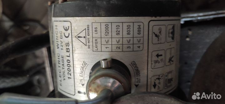 Лебедка электрическая 12v troffix