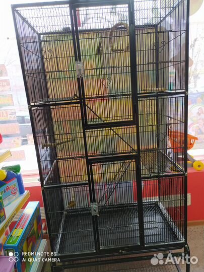 Клетка для птиц и др.животных 81*47*176см