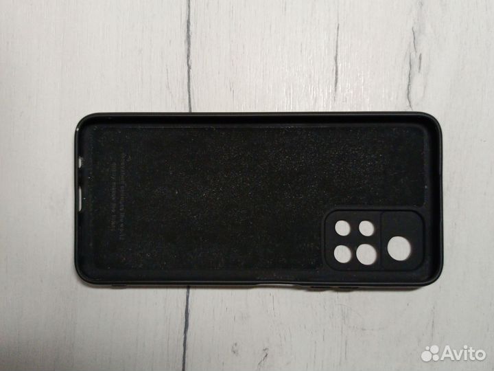 Чёрный чехол на телефон Poco