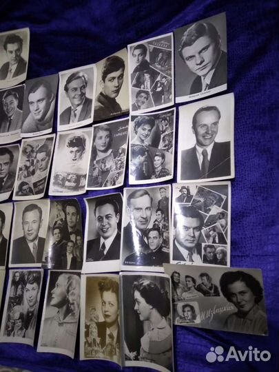 Открытки с артистами советского кино