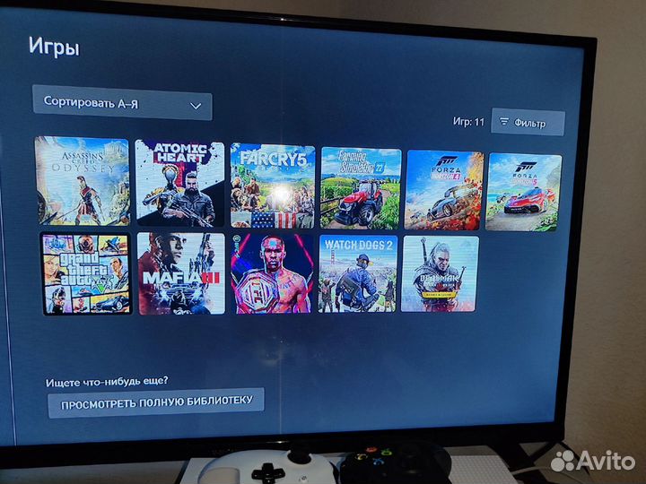 Xbox one s 1tb с играми